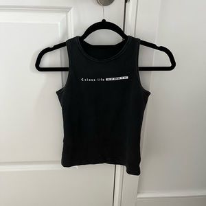 Class Life Black White Muscle Tank